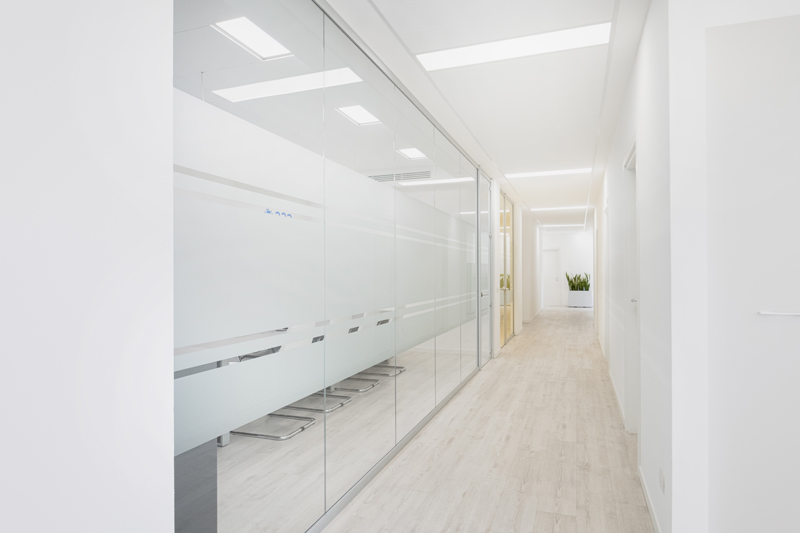 Arch. Davide Beretta Uffici A2a Openspace meeting room area break corridor offices